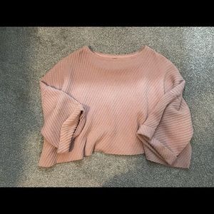 Free People Cropped Sweater